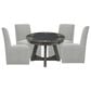 ELEMENTS Prince and Nero 5-Piece Game Table Set in Grey, , large