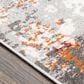 Surya Rafetus ETS-2305 7"10" x 10"2" Burnt Orange and Medium Gray Area Rug, , large