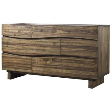 Urban Home Ocean 6 Drawer Dresser in Natural, , large