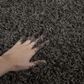 Safavieh Athens Shag SGA119C-4 4" x 6" Dark Grey Area Rug, , large