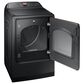 Samsung 5.5 Cu. Ft. Smart Top Load Impeller Washer and 7.4 Cu. Ft. Electric Dryer in Brushed Black, , large