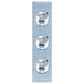 Safavieh Carousel CRK126 2" x 8" Ivory and Blue Kids Runner, , large