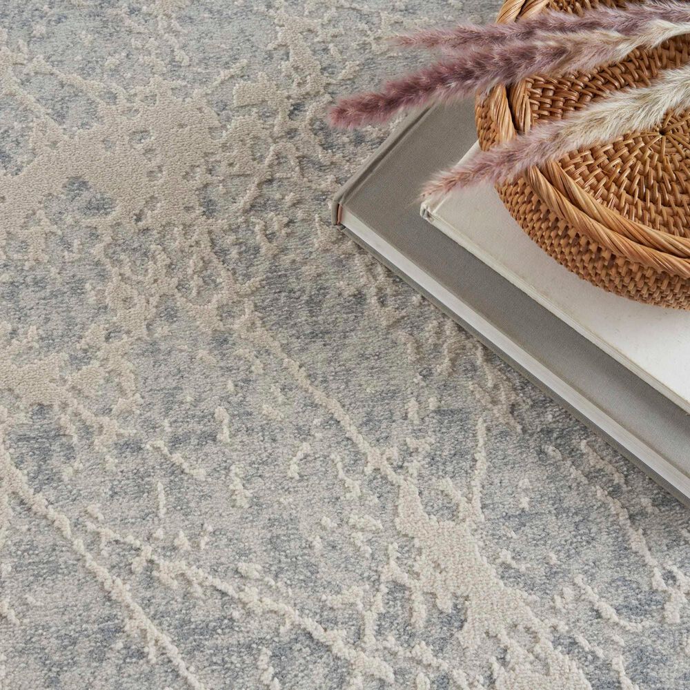 Nourison Exhale 3&#39;11&quot; x 5&#39;11&quot; Ivory and Grey Area Rug, , large