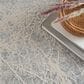 Nourison Exhale 3"11" x 5"11" Ivory and Grey Area Rug, , large