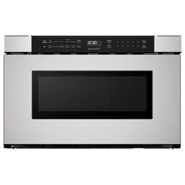 Sharp 24" Built-In Microwave Drawer Oven with Sensor Cooking in Stainless Steel, , large