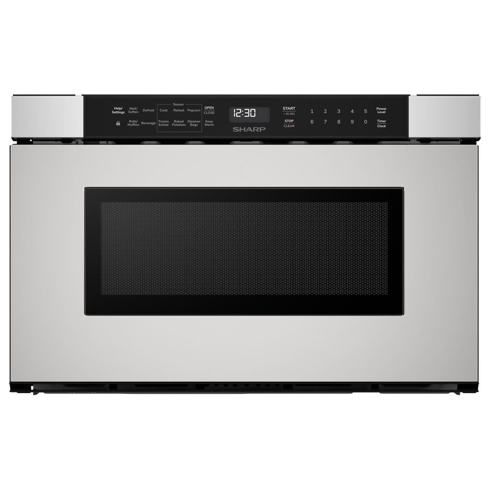 Sharp 24" Built-In Microwave Drawer Oven with Sensor Cooking in Stainless Steel, , large