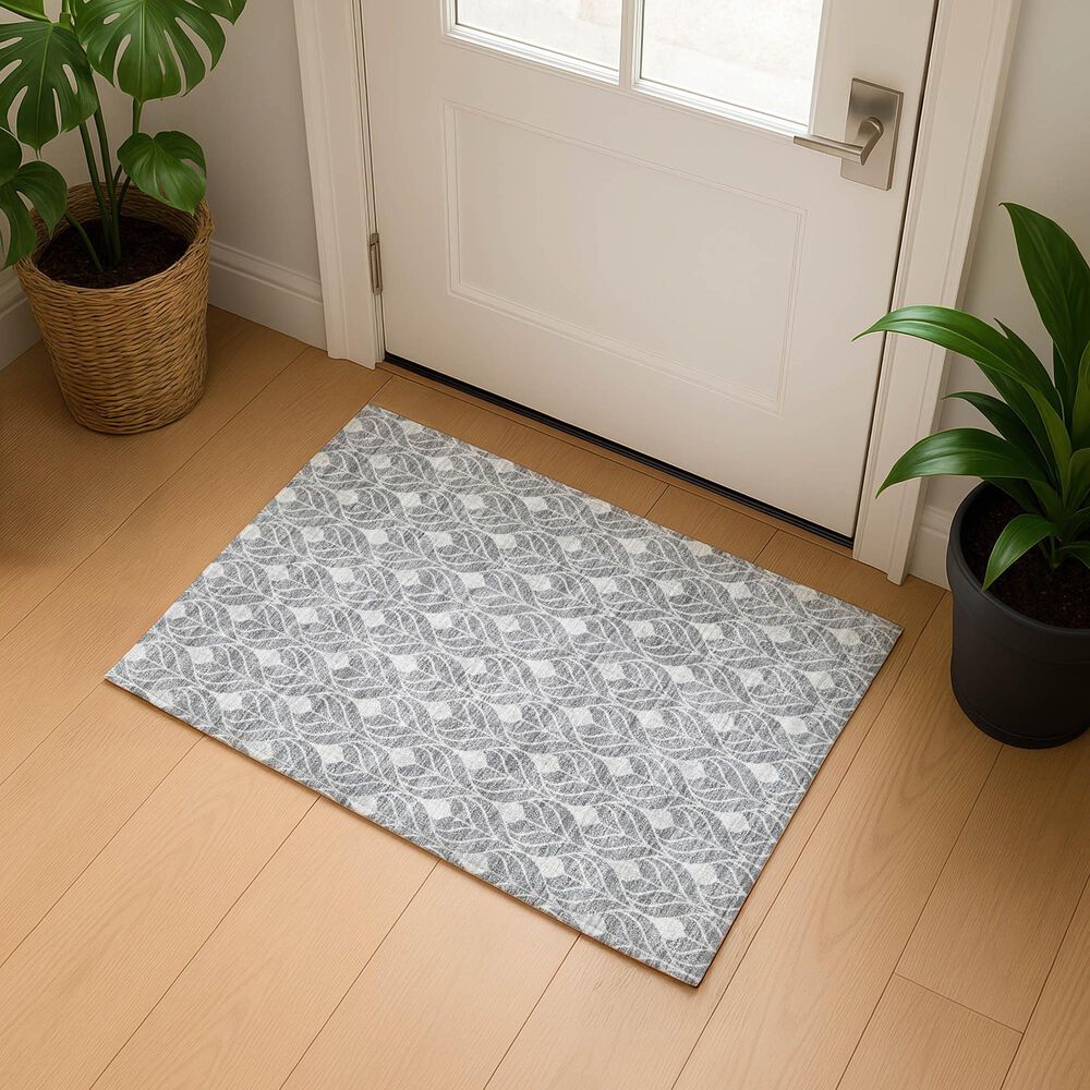 Dalyn Rug Company The Reserve TR10 Gray 1&#39;8&quot; x 2&#39;6&quot; Indoor/Outdoor Area Rug, , large
