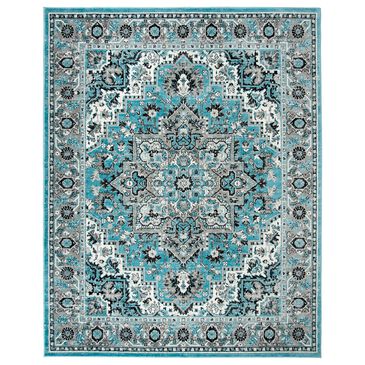 Safavieh Skyler SKY126M 11" x 16" Blue and Ivory Area Rug, , large