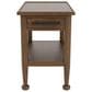 Riverside Furniture Calhoun Chairside Table in Ebony Whiskey Oak, , large