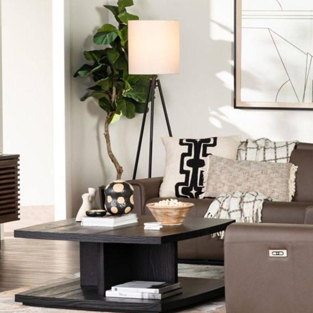 Adesso Glenwood Floor Lamp in Black, , large
