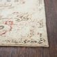 RIZZY Gossamer Beige and Rust 3" x 10" Runner, , large