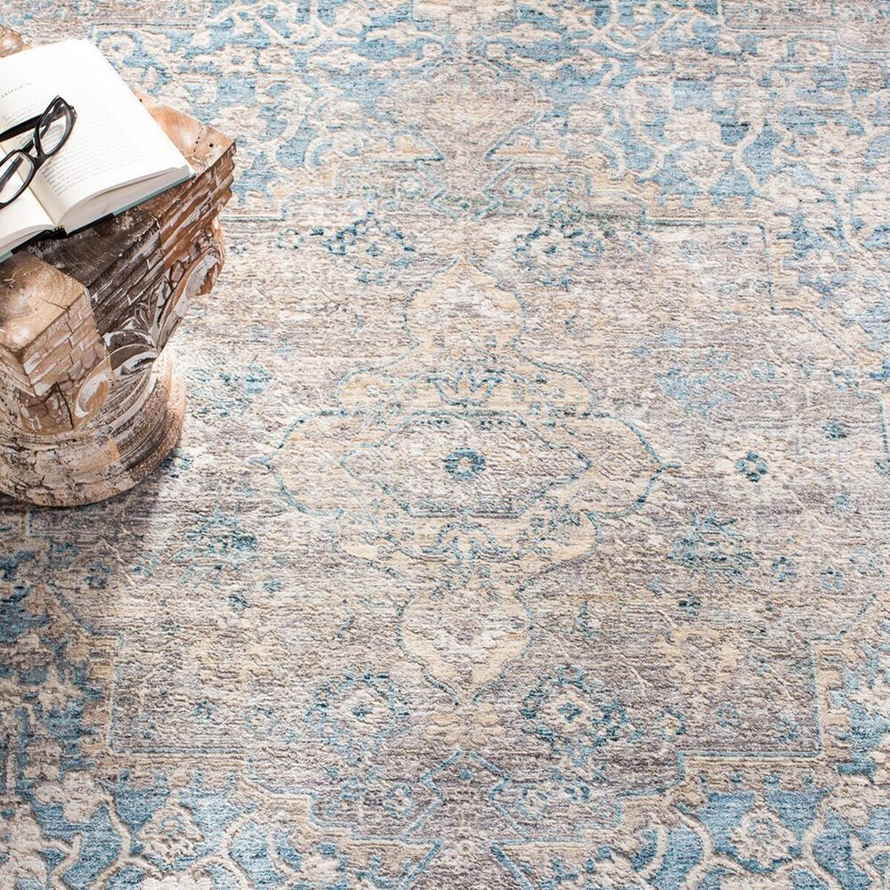 Safavieh Dream DRM412M 8&#39; x 10&#39; Blue and Grey Area Rug, , large