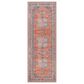 Surya Colin 2"7" x 10" Burnt Orange, Blue, Pale Blue and Tan Runner, , large