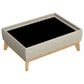 Emerald Home Furnishings Reverie Storage Ottoman with Tray White Pepper, , large