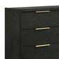 Mayberry Hill South Bend Contemporary Dresser and Mirror in Black, , large