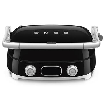 SMEG 19" Retro Style Multi-Use Grill in Black, , large