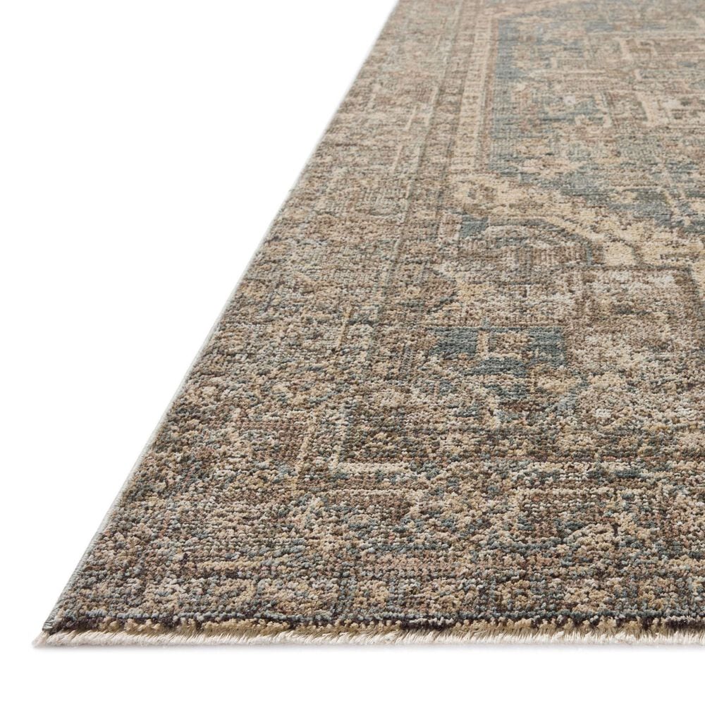 Loloi Priscilla Blue and Bark 10&#39; Square Area Rug, , large