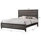 Crown Mark Akerson King Panel Bed in Grey, , large