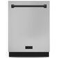 THOR KITCHEN Gordon Ramsay 24" Built-In Dishwasher with Black Handle Kit in Stainless Steel, , large