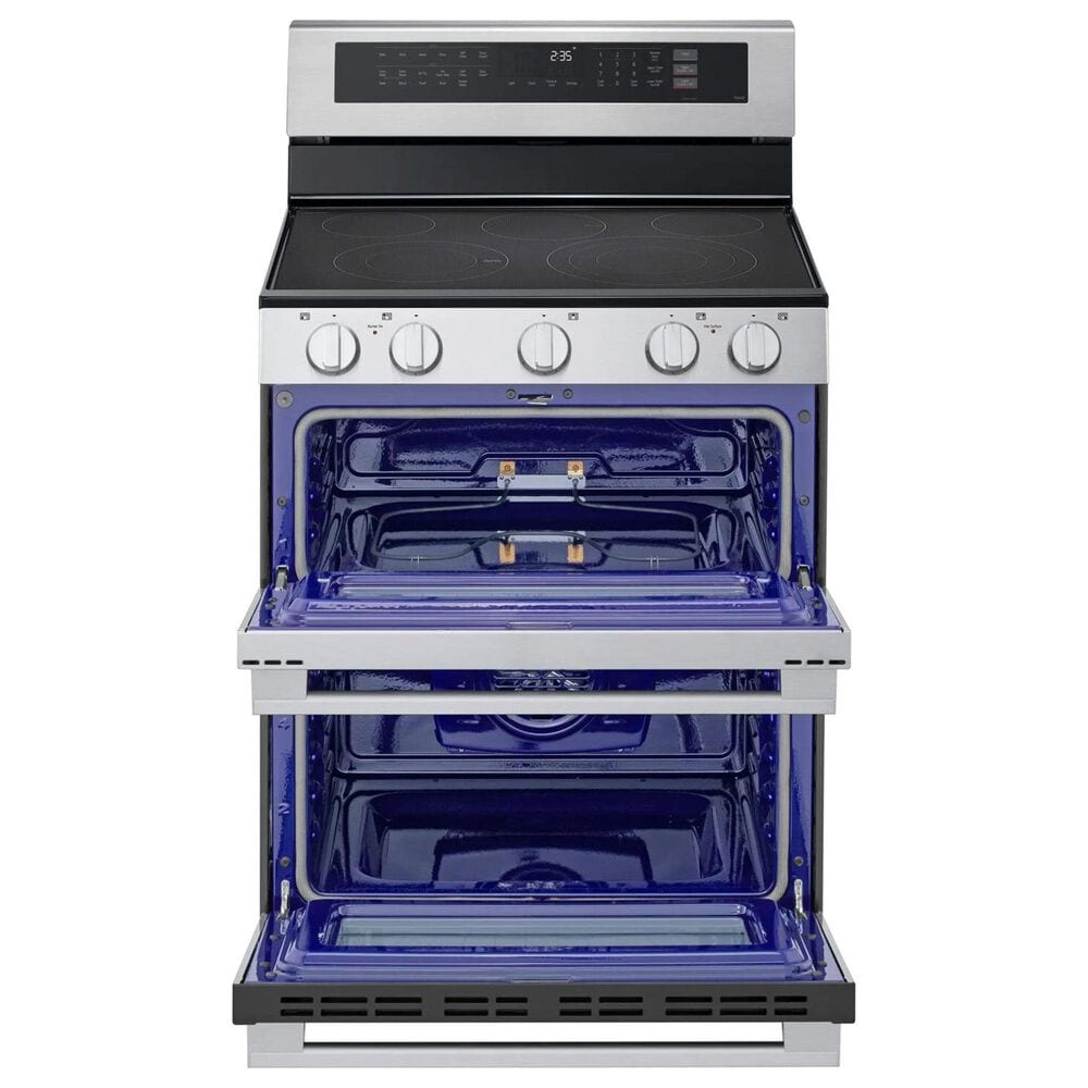 LG 7.3 Cu. Ft. Smart Electric Double Oven Freestanding Range in Stainless Steel, , large