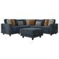 Henderson Breckenridge 5-Piece Stationary Sectional in Arden Nautical, , large
