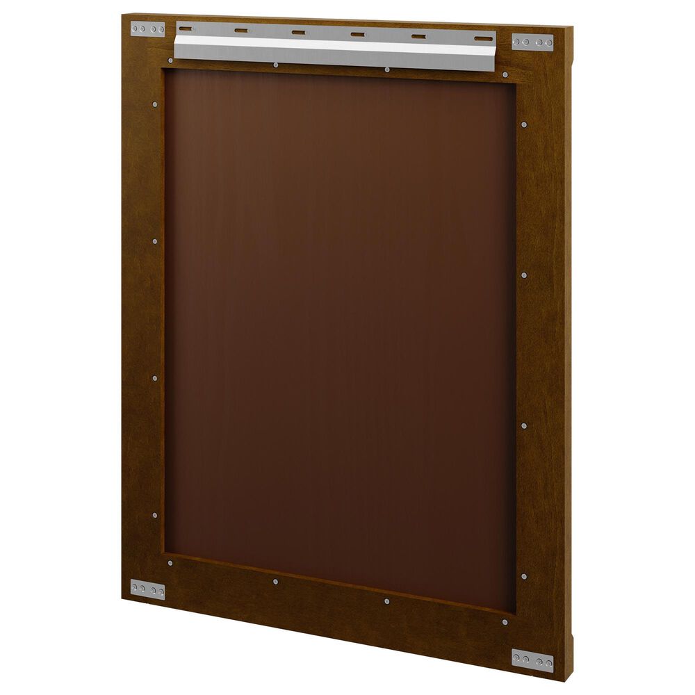 James Martin Bellshire 30" Rectangular Mirror in Honey Oak, , large
