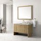 James Martin Vanities Hudson 48" Single Bathroom Vanity in Light Natural Oak with 3 cm Eternal Jasmine Pearl Quartz Top and Rectangular Sink, , large