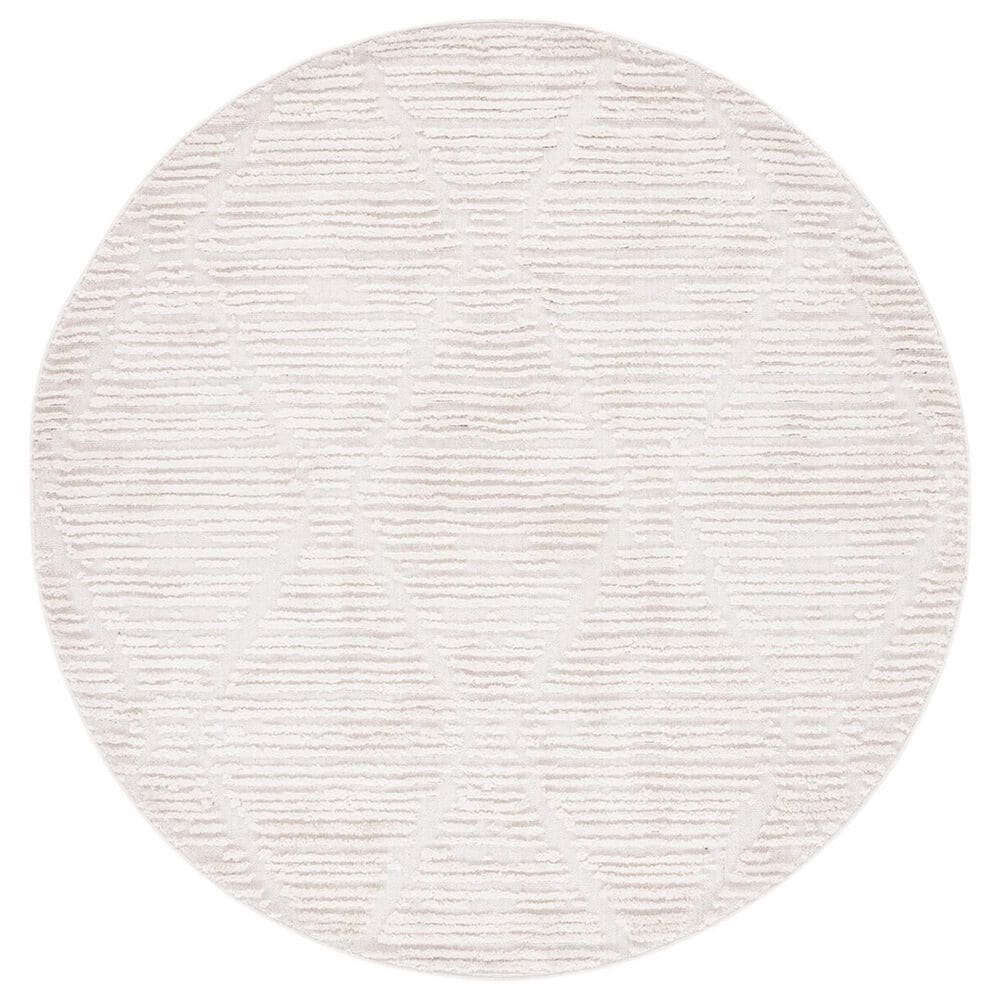 Safavieh Marrakesh 6&#39;7&quot; Round Beige Area Rug, , large