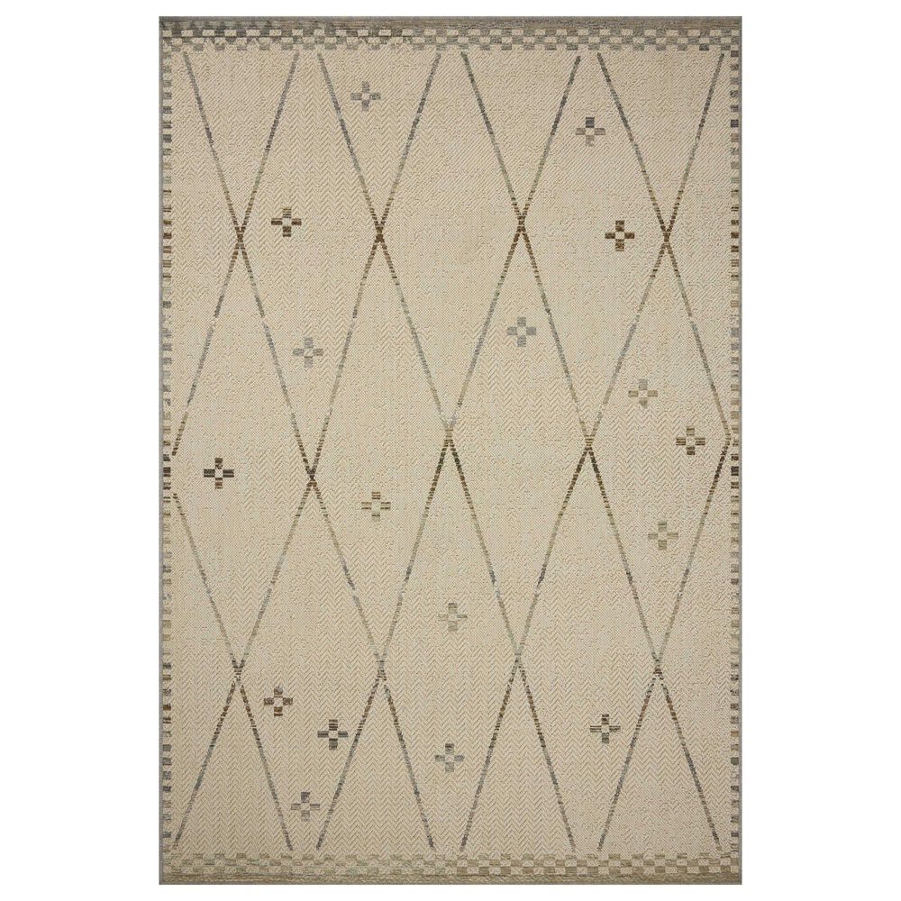 Loloi Saylor Ivory and Pebble 9"2" x 13" Indoor/Outdoor Area Rug, , large