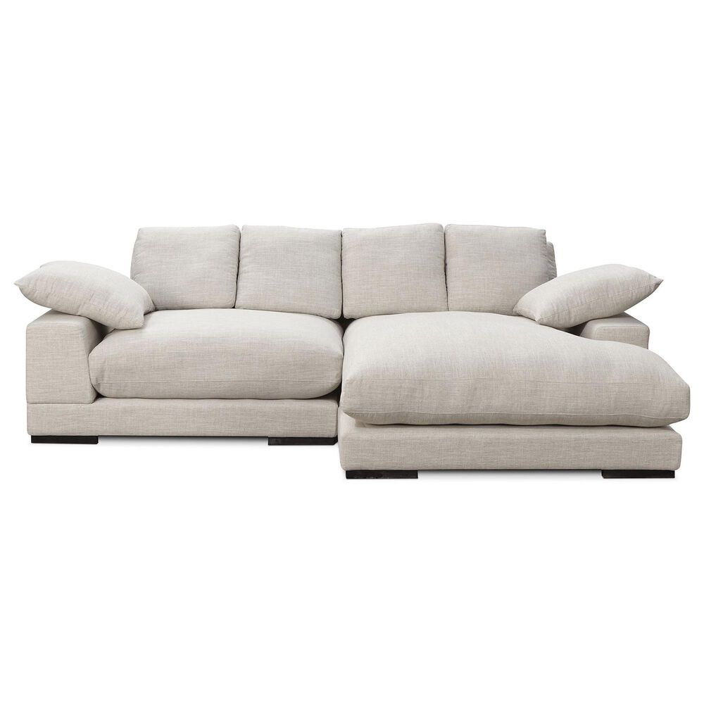 Moe&#39;s Home Collection Plunge 2-Piece Stationary Sectional in Sahara, , large