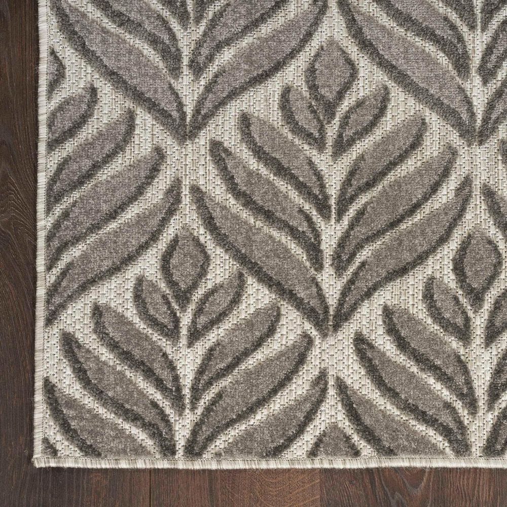Nourison Aloha 7&#39; x 10&#39; Charcoal Indoor/Outdoor Area Rug, , large