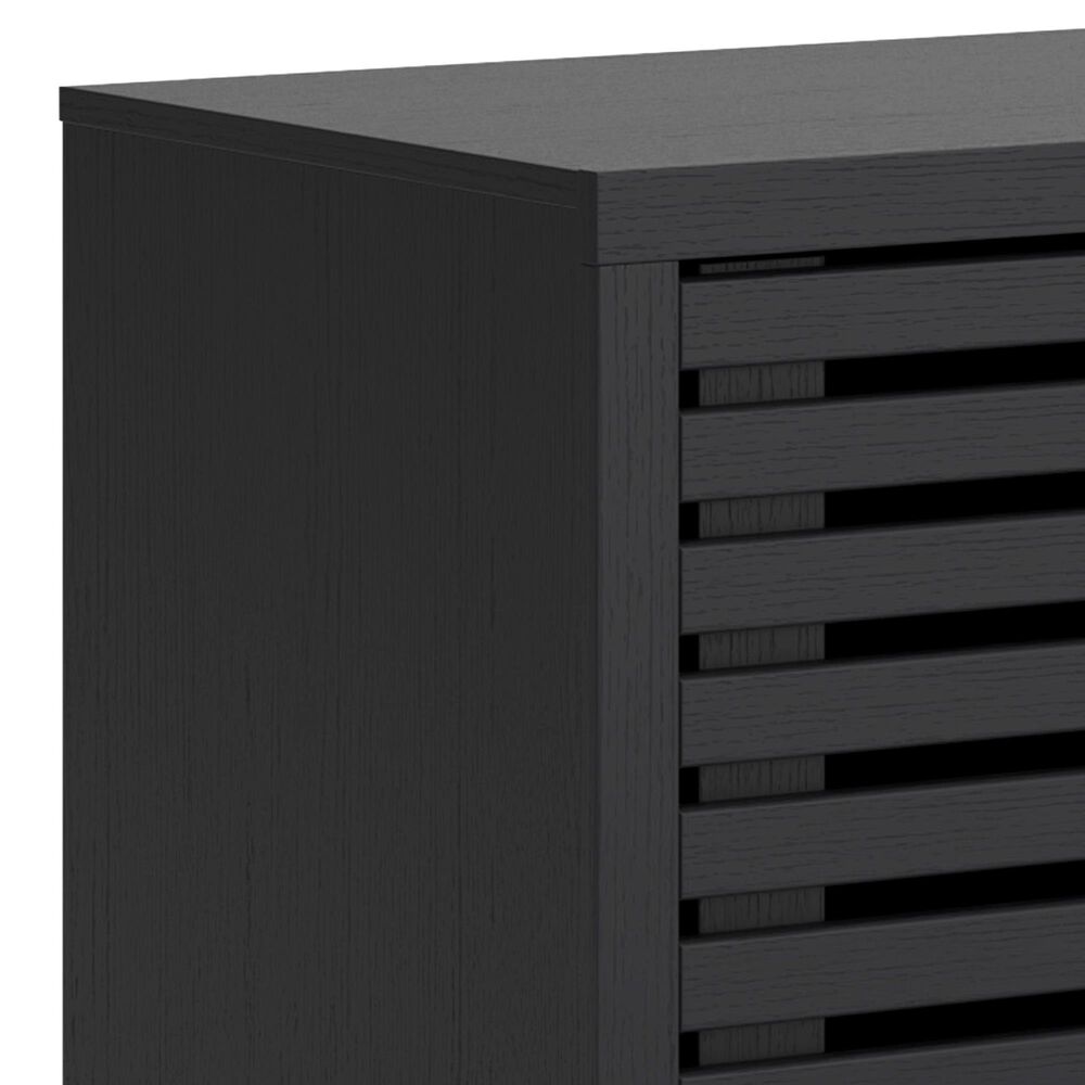 Ashley Danziar 72&quot; TV Stand in Matte Black, , large