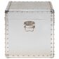 Baxton Studio Serge Storage Trunk in Silver, , large
