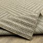 Oriental Weavers Tortuga TR02A 1"10" x 7"6" Beige and Black Runner, , large
