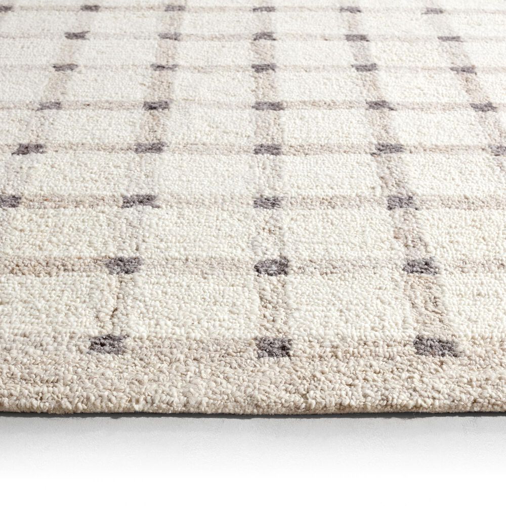 Jaipur Form and Weave Hildie Ivory 3' x 9' Runner, , large