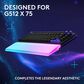 Logitech G512 X Palm Rest 75 Amplifying Palm Rest in Transparent, , large