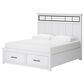 Ashley 3-Piece King Bedroom Set in White and Natural, , large