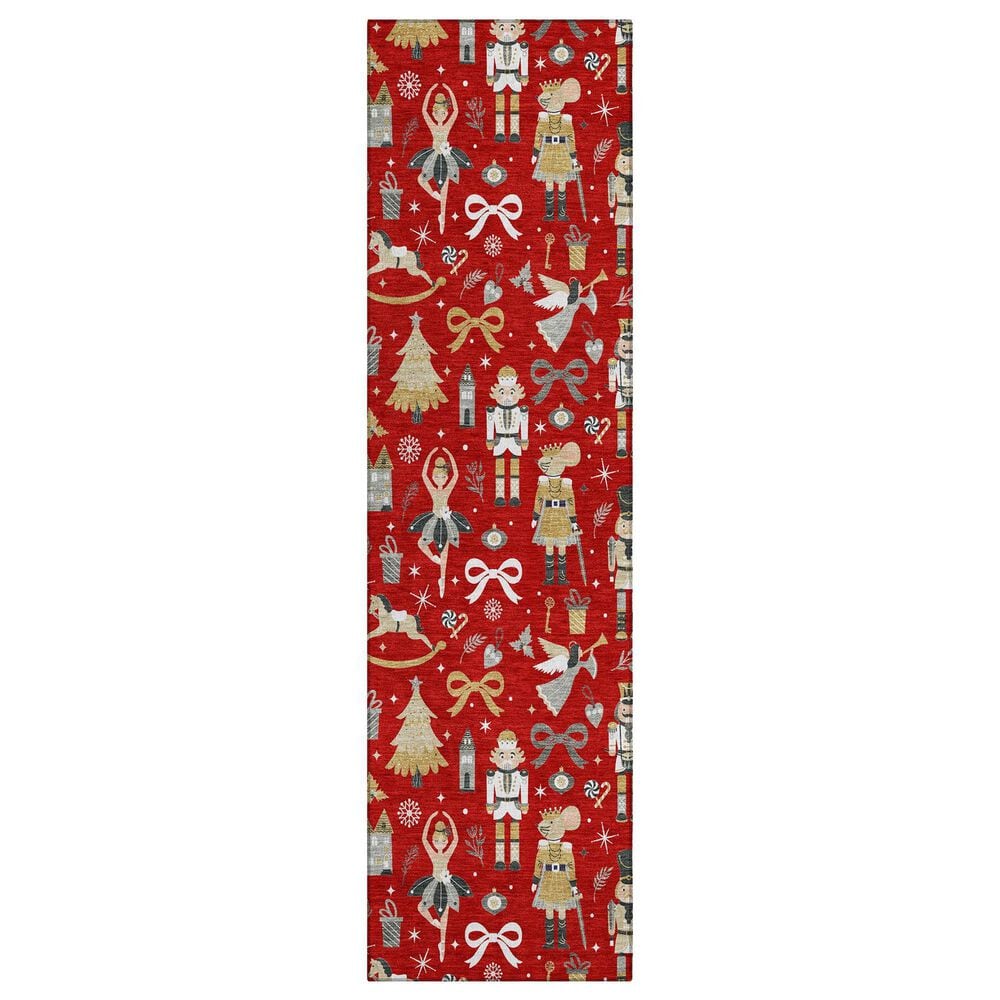 Dalyn Rug Company Wonderland WN35 Red 2"3" x 7"6" Runner, , large