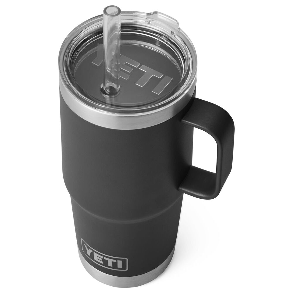 YETI Rambler 25 Oz Straw Mug in Black, , large