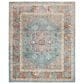 Safavieh Aria ARA100B 10" x 14" Blue and Creme Area Rug, , large