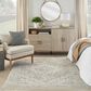 Nourison Lynx LNX04 12" x 15"9" Ivory and Taupe Area Rug, , large