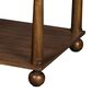 Hekman Fairfax Rectangular End Table with Simple Leg in Chestnut Brown and Black, , large