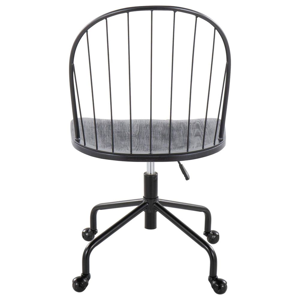 Lumisource Riley Office Chair in Black, , large