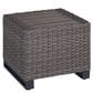 Plank and Hide Addison 5-Piece Conversation Set in Textured Grey/Smoke, , large