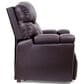 Lounge Maya Small Power Lift Recliner with Nirvana Heat and Air Massage in Brisa Coffee Bean, , large