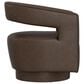 Golden Wave Furniture Brunco Swivel Chair in Dark Brown, , large
