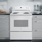GE Appliances 30" Free-Standing Electric Range in White, , large