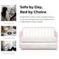 Furniture of America Wren Twin Daybed with Trundle in Pink, , large