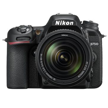 Nikon D7500 Digital SLR with AF-S DX Nikkor 35mm F/1.8G Lens in Black, , large