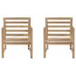 Hearth and Haven Outdoor Club Chair with White Cushion in Natural (Set of 2), , large
